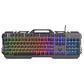 Teclado Gamer Trust GXT 853 Esca LED Rainbow Metálico - PS - Miniatura 1