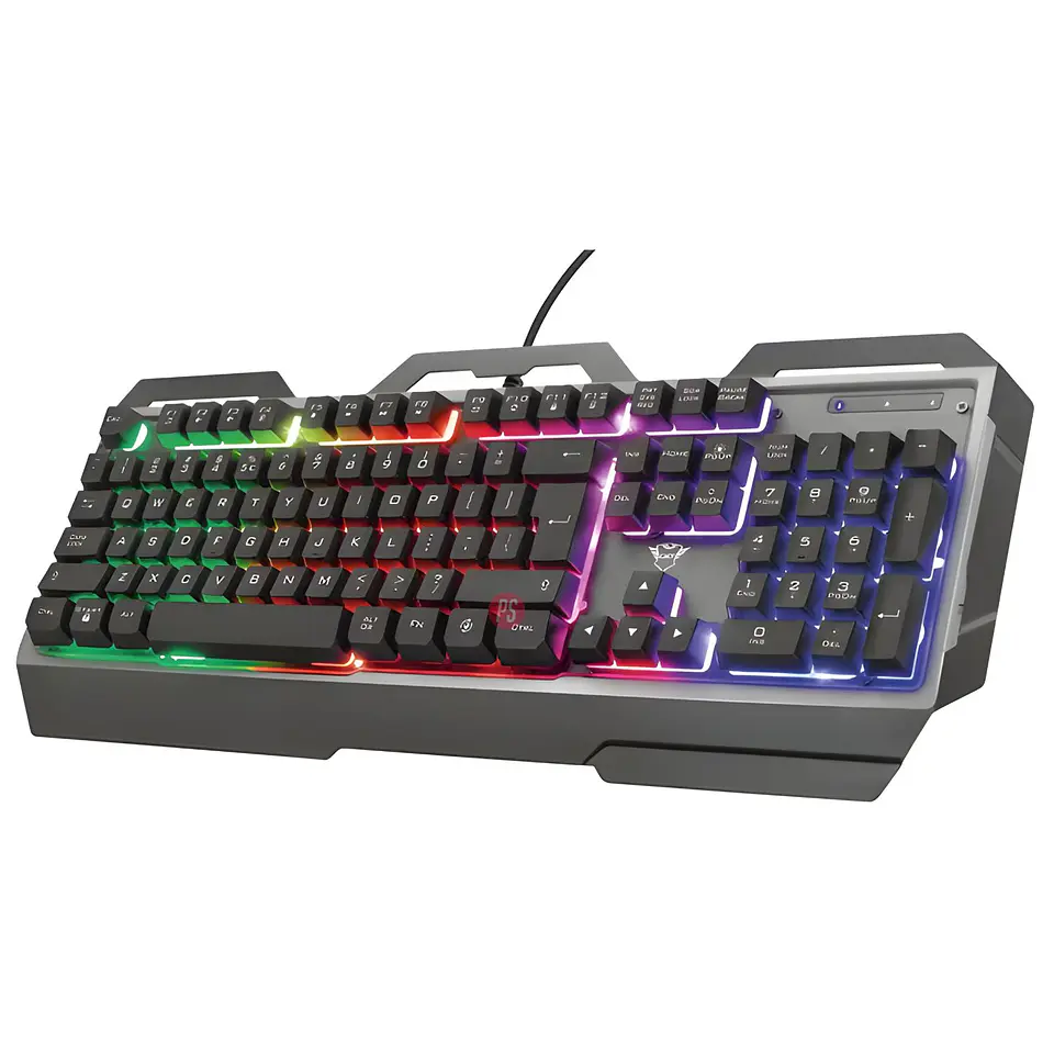 Teclado Gamer Trust GXT 856 Torac Metálico RGB - PS 4