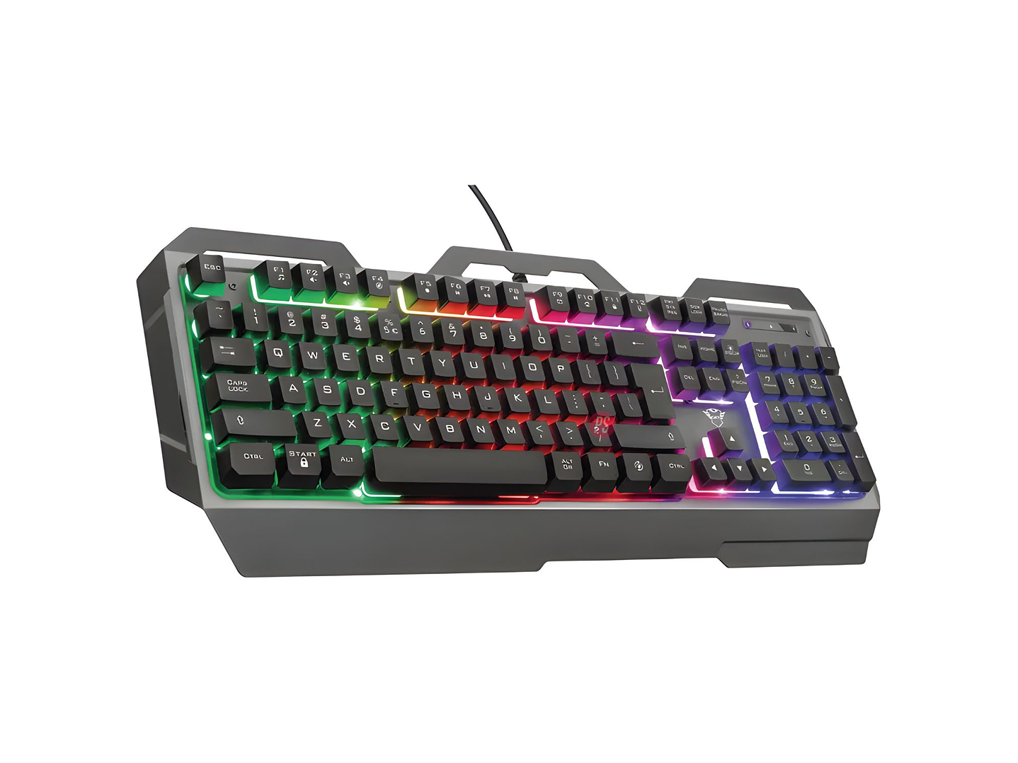 Teclado Gamer Trust GXT 856 Torac Metálico RGB - PS 2