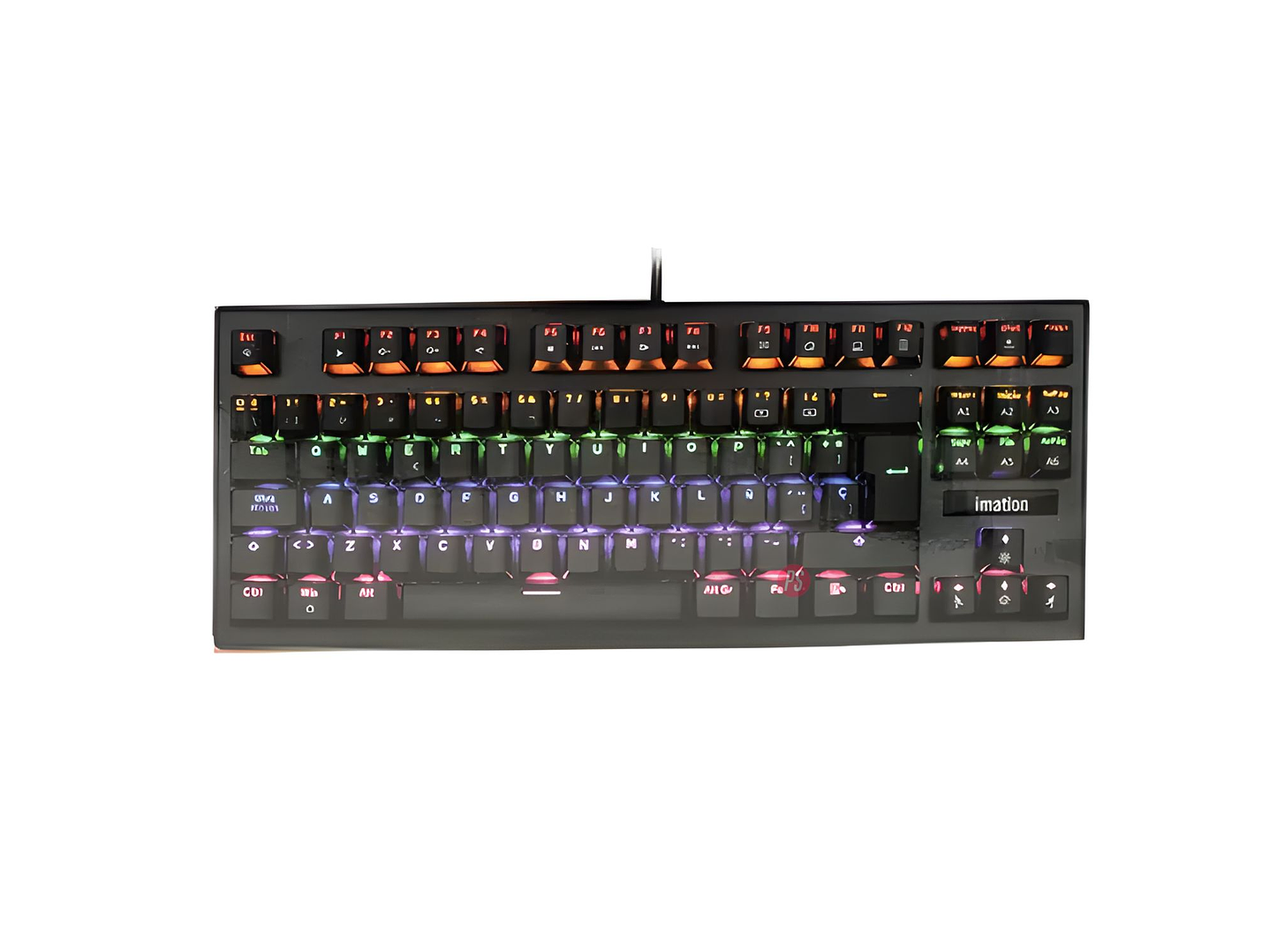 Teclado Mecánico Gamer IMJ88 RGB con 88 Teclas - PS 2