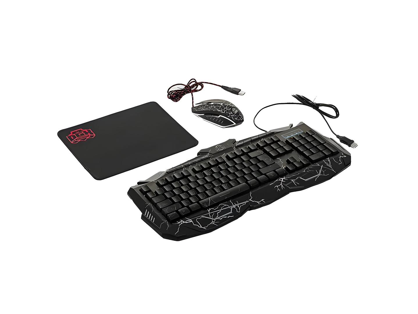 Kit Gamer Angel of Death Teclado + Mouse + Mouse Pad - PS 1