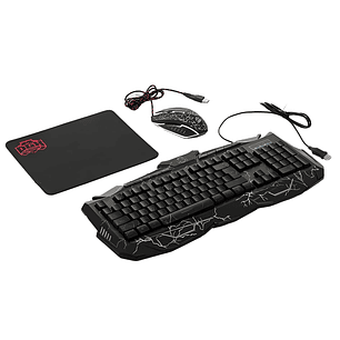 Kit Gamer Angel of Death Teclado + Mouse + Mouse Pad - PS