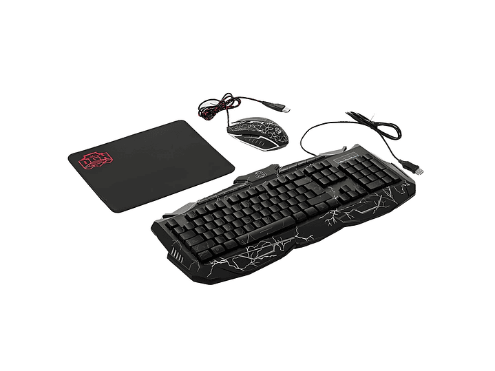 Kit Gamer Angel of Death Teclado + Mouse + Mouse Pad - PS 1