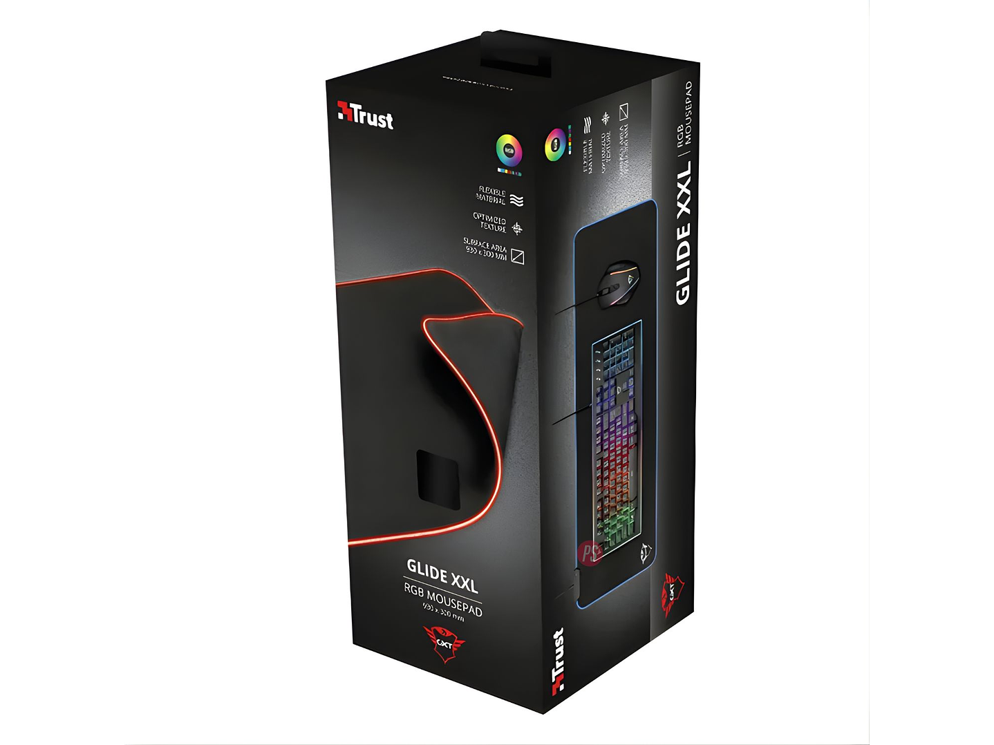 Alfombrilla Gamer XXL RGB Trust GXT 764 Glide-Flex - PS 5