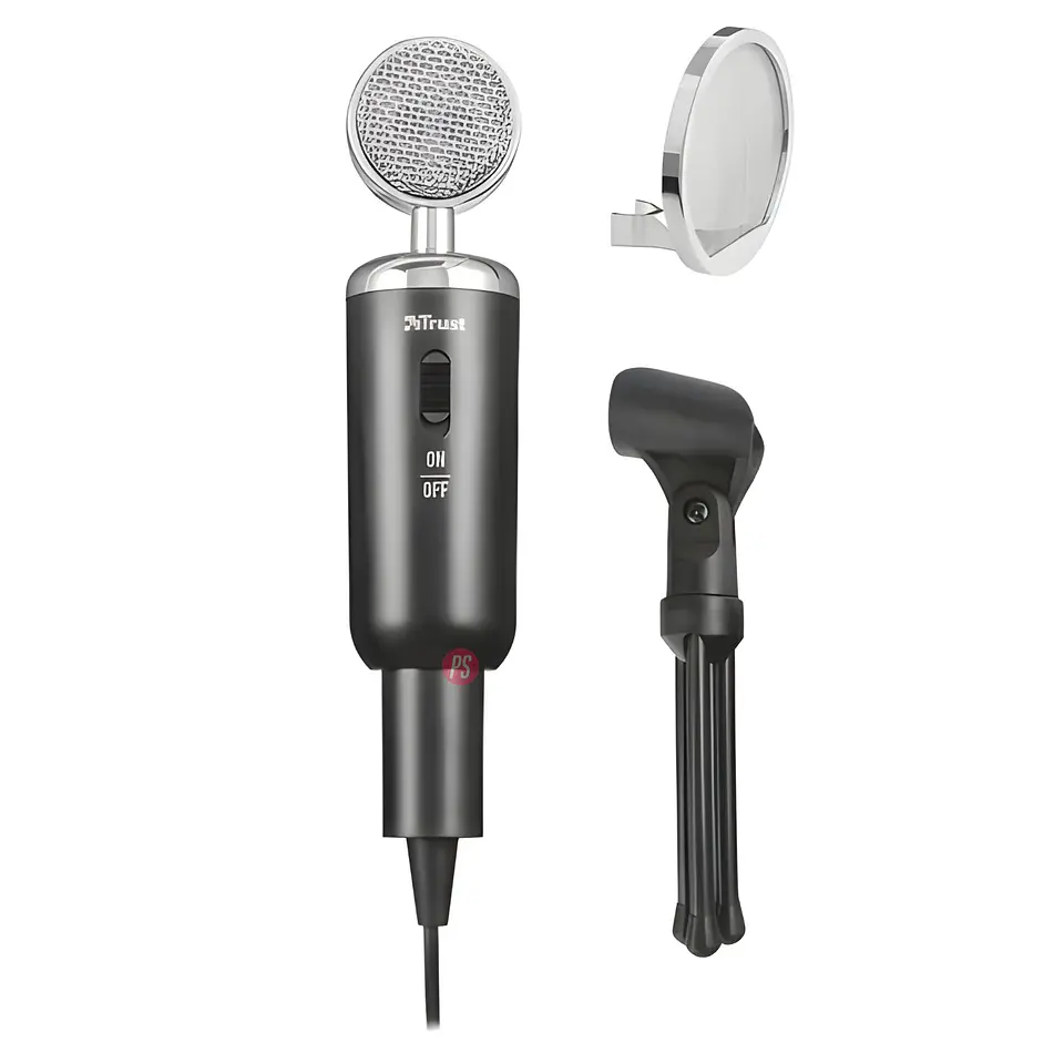 Micrófono Trust Madell Vintage Pro para Streaming - PS 4