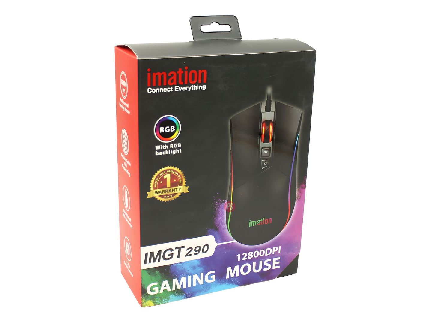 Mouse Gamer RGB 12800 DPI Imation IMGT290 Pro - PS 4