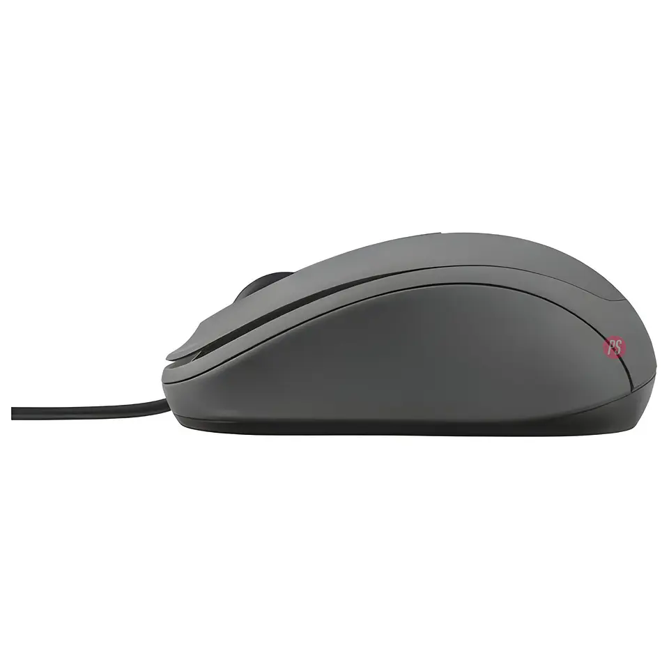 Mouse Ratón Trust Ziva Compacto 1000 DPI Ergonómico - PS 3