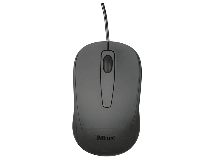 Mouse Ratón Trust Ziva Compacto 1000 DPI Ergonómico - PS 1