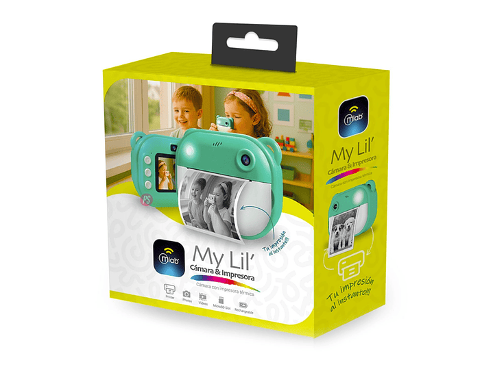 Cámara Impresora Infantil ¡Fotos al Instante! My Lil - PS 6