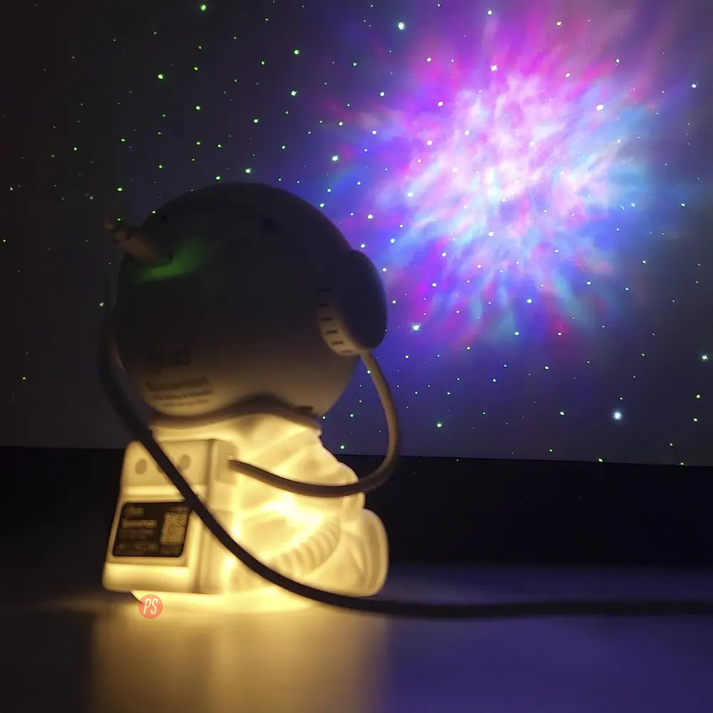 Spaceman Proyector Galaxia LED Láser con Rotación - PS 6