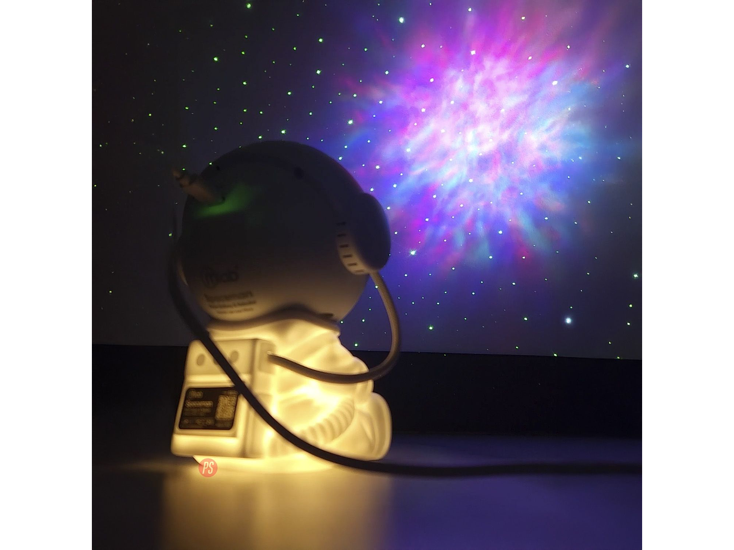 Spaceman Proyector Galaxia LED Láser con Rotación - PS 6