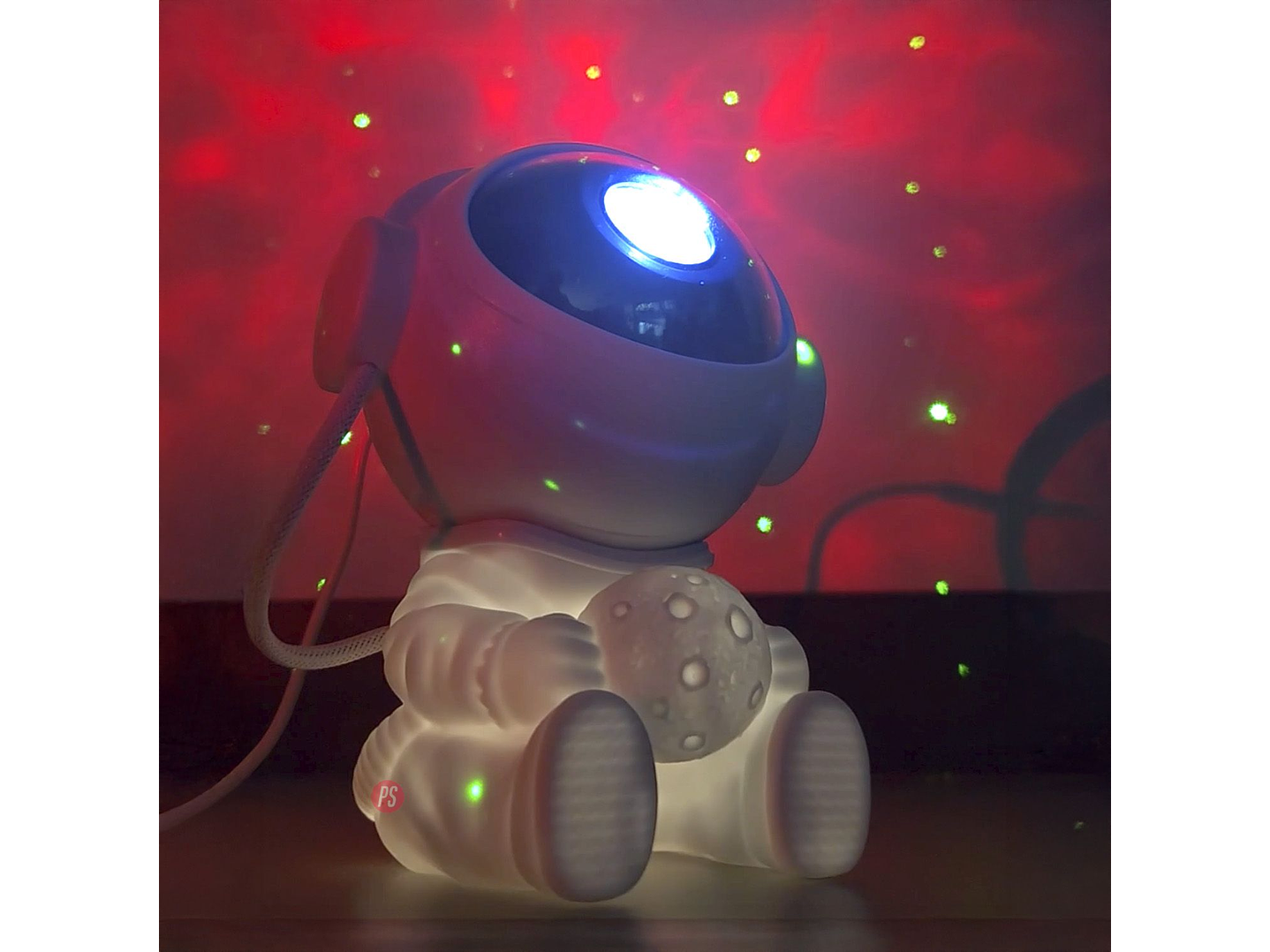 Spaceman Proyector Galaxia LED Láser con Rotación - PS 7