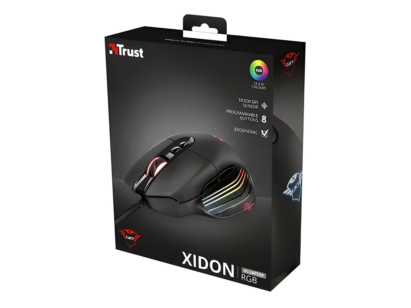 Mouse Gamer Trust Xidon 10000 DPI RGB Pro Performance - PS 5