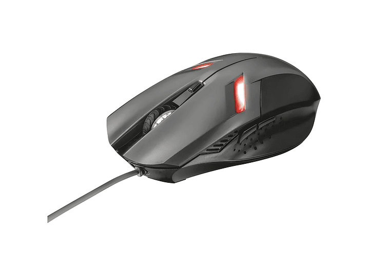 Mouse Gamer Trust Ziva 2000 DPI con LED Rojo - PS 1
