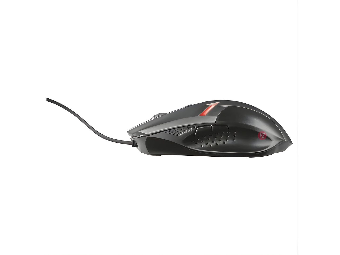 Mouse Gamer Trust Ziva 2000 DPI con LED Rojo - PS 3