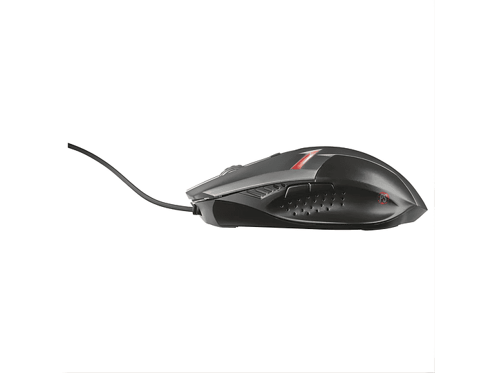 Mouse Gamer Trust Ziva 2000 DPI con LED Rojo - PS 3
