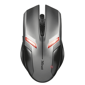 Mouse Gamer Trust Ziva 2000 DPI con LED Rojo - PS