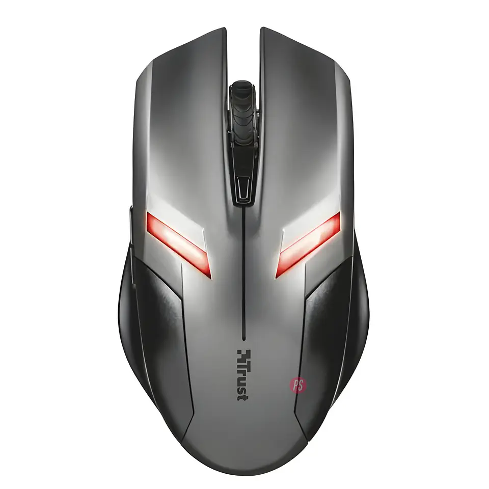 Mouse Gamer Trust Ziva 2000 DPI con LED Rojo - PS 2