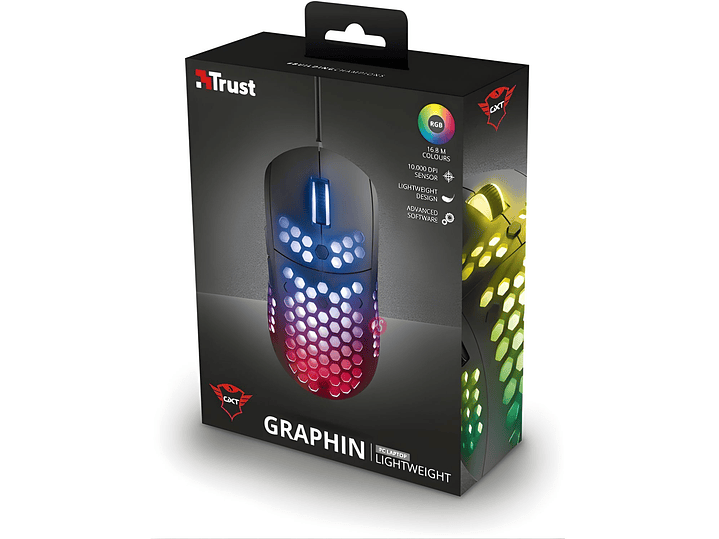 Mouse Gamer Trust GXT 960 Graphin RGB Ultraliviano - PS 6
