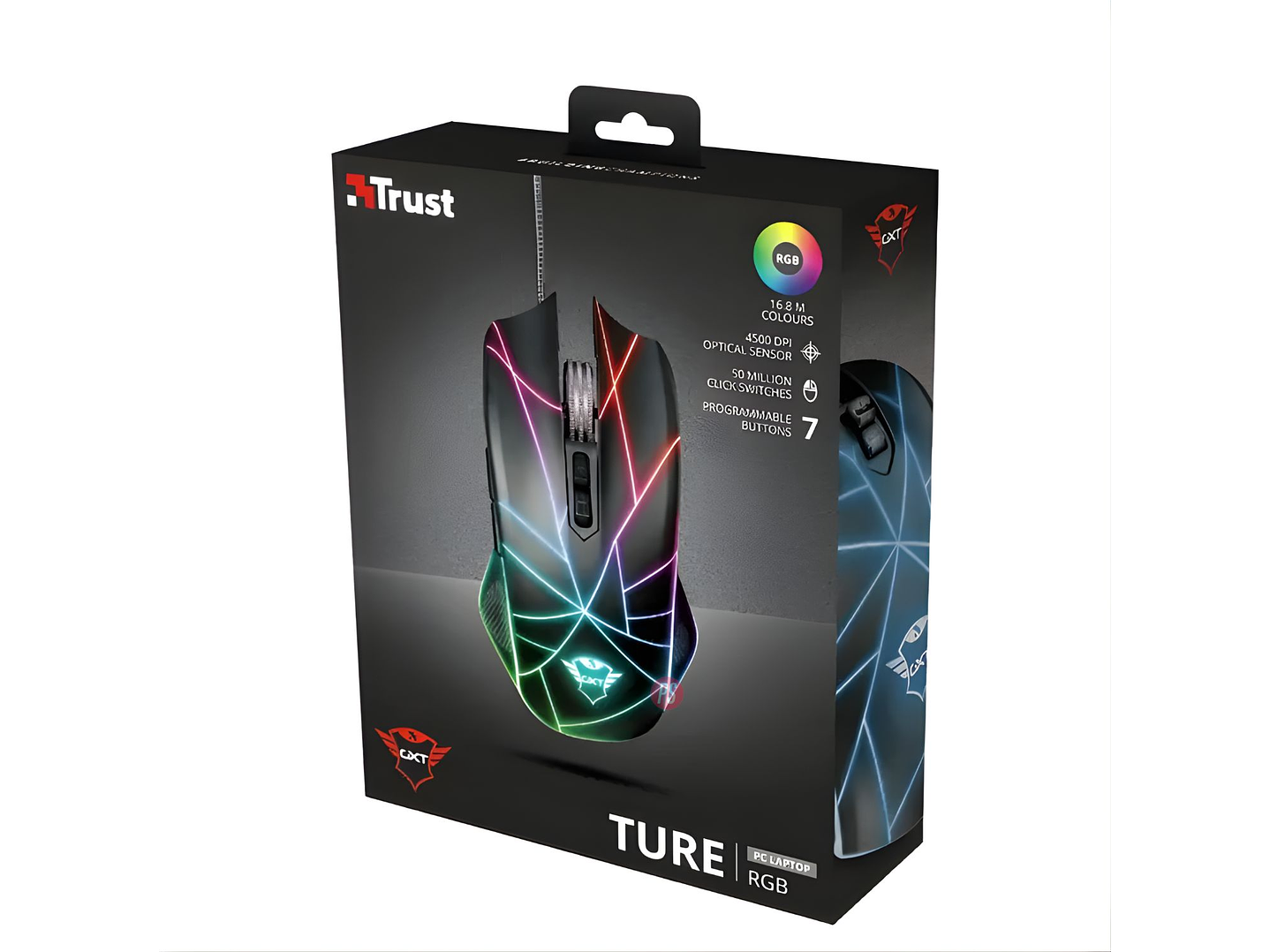 Mouse Gamer RGB Trust GXT 160X Ture Programable - PS 5