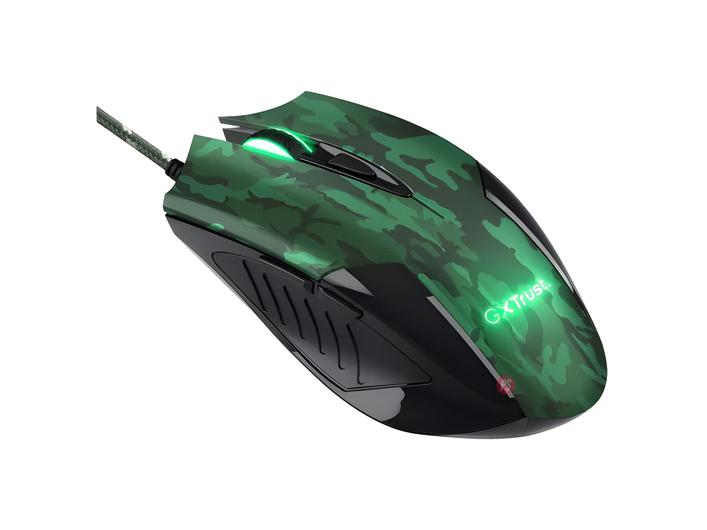 Mouse Gamer + Pad Trust GXT 781 Rixa Camo LED - PS 4