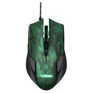 Mouse Gamer + Pad Trust GXT 781 Rixa Camo LED - PS