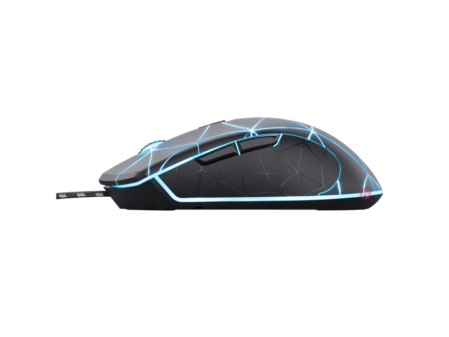 Mouse Gamer Trust GXT 133 Locx RGB 4000 DPI 6 Botones - PS 3