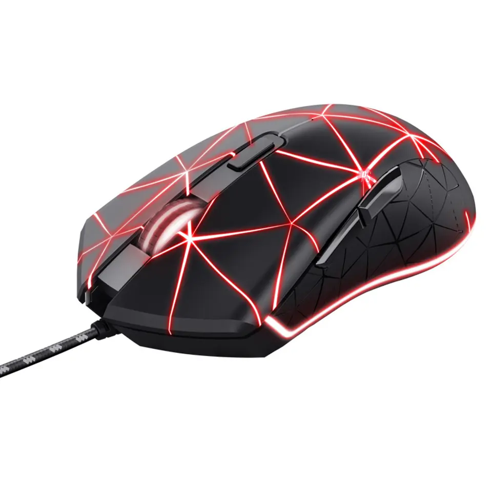 Mouse Gamer Trust GXT 133 Locx RGB 4000 DPI 6 Botones - PS 4