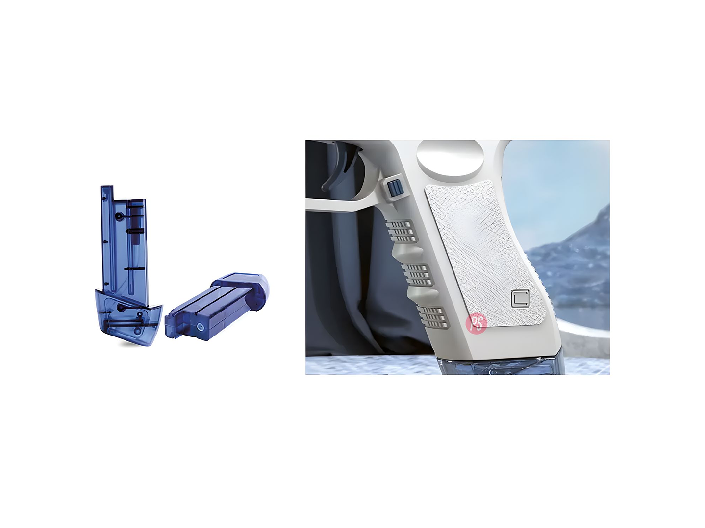 Pistola de Agua Azul Recargable Lanzamiento Continuo - PS 2