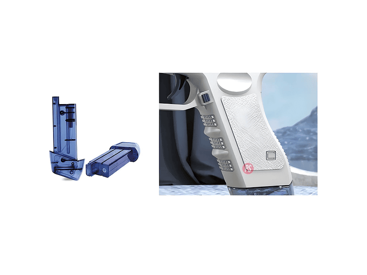 Pistola de Agua Azul Recargable Lanzamiento Continuo - PS 2