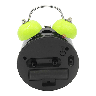 Reloj Despertador con Campana y Luz Cambia Color - PS