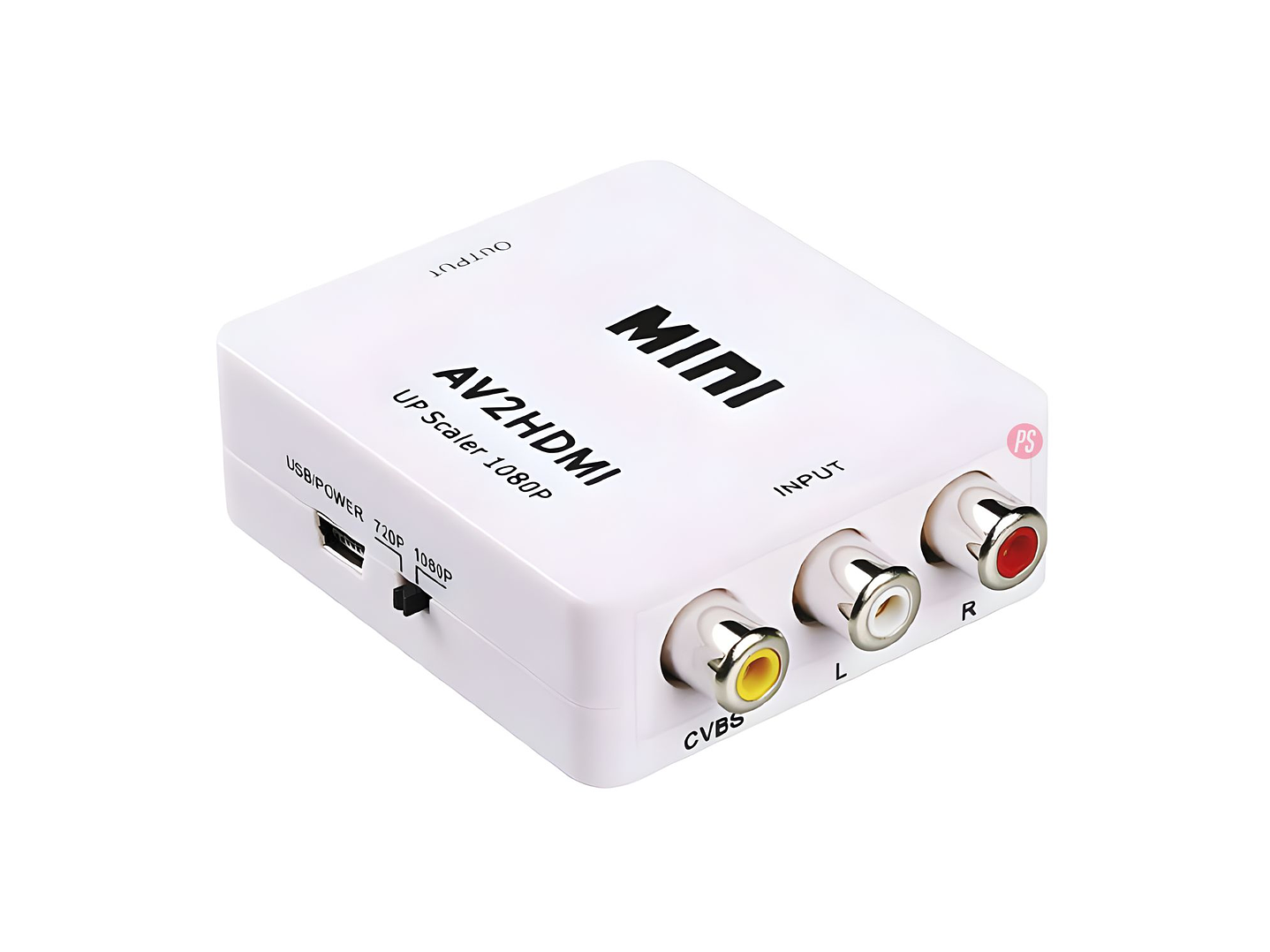 Convertidor RCA a HDMI 1080P Plug & Play - PS 1