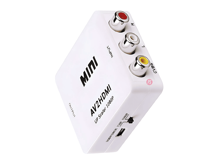 Convertidor RCA a HDMI 1080P Plug & Play - PS 2