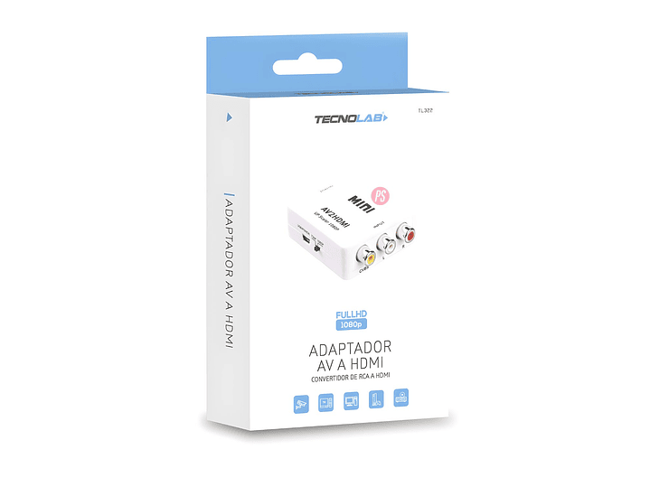 Convertidor RCA a HDMI 1080P Plug & Play - PS 3