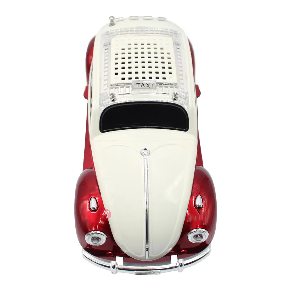 Parlante Auto Escarabajo BT 10W con Luces y TWS Rojo - PS 2