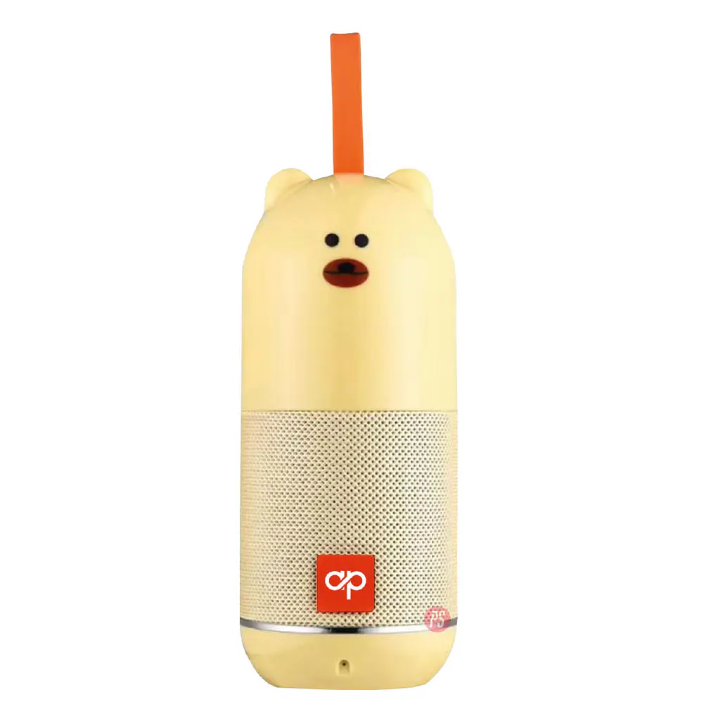 Parlante Oso Amarillo BT Portátil 5W con USB/SD - PS 1