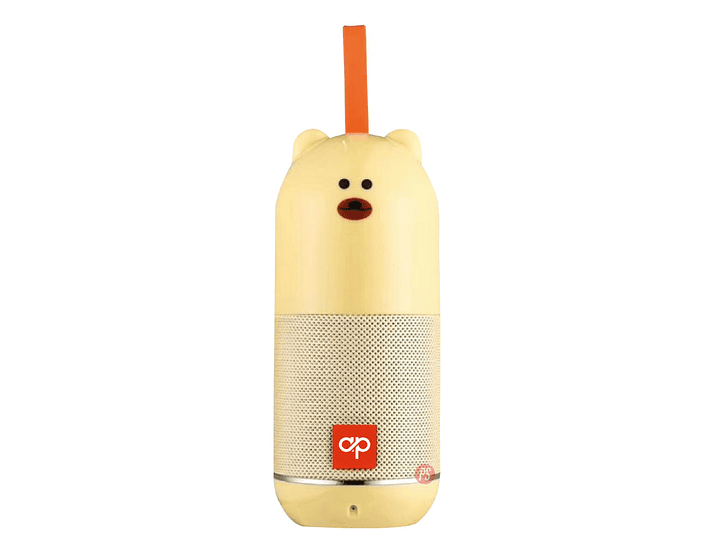 Parlante Oso Amarillo BT Portátil 5W con USB/SD - PS 1