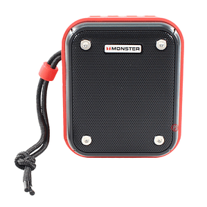 Parlante Monster GK200 Rojo BT 5.3 con Micrófono 52mm - PS