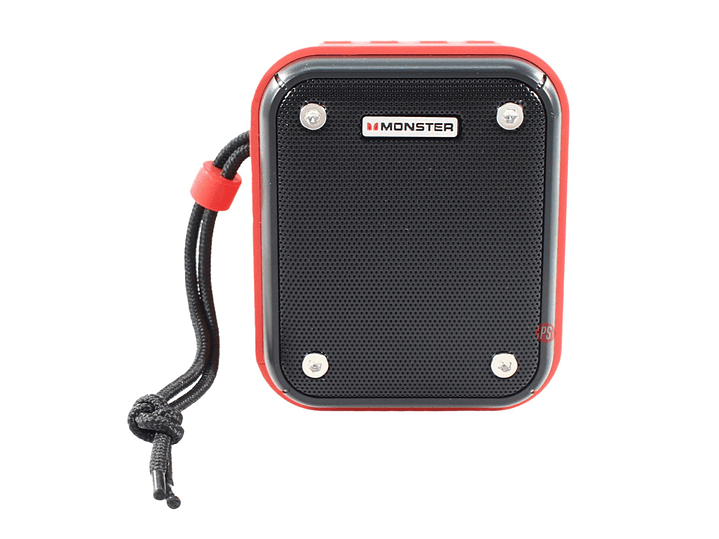 Parlante Monster GK200 Rojo BT 5.3 con Micrófono 52mm - PS 2
