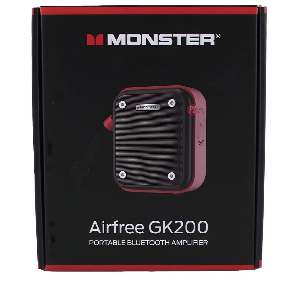 Parlante Monster GK200 Rojo BT 5.3 con Micrófono 52mm - PS 3
