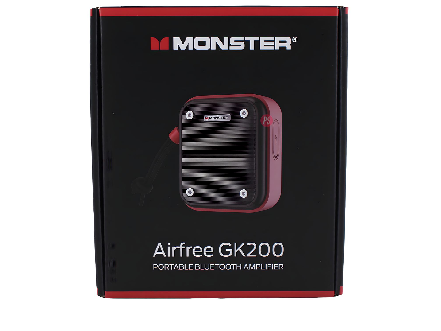 Parlante Monster GK200 Rojo BT 5.3 con Micrófono 52mm - PS 3