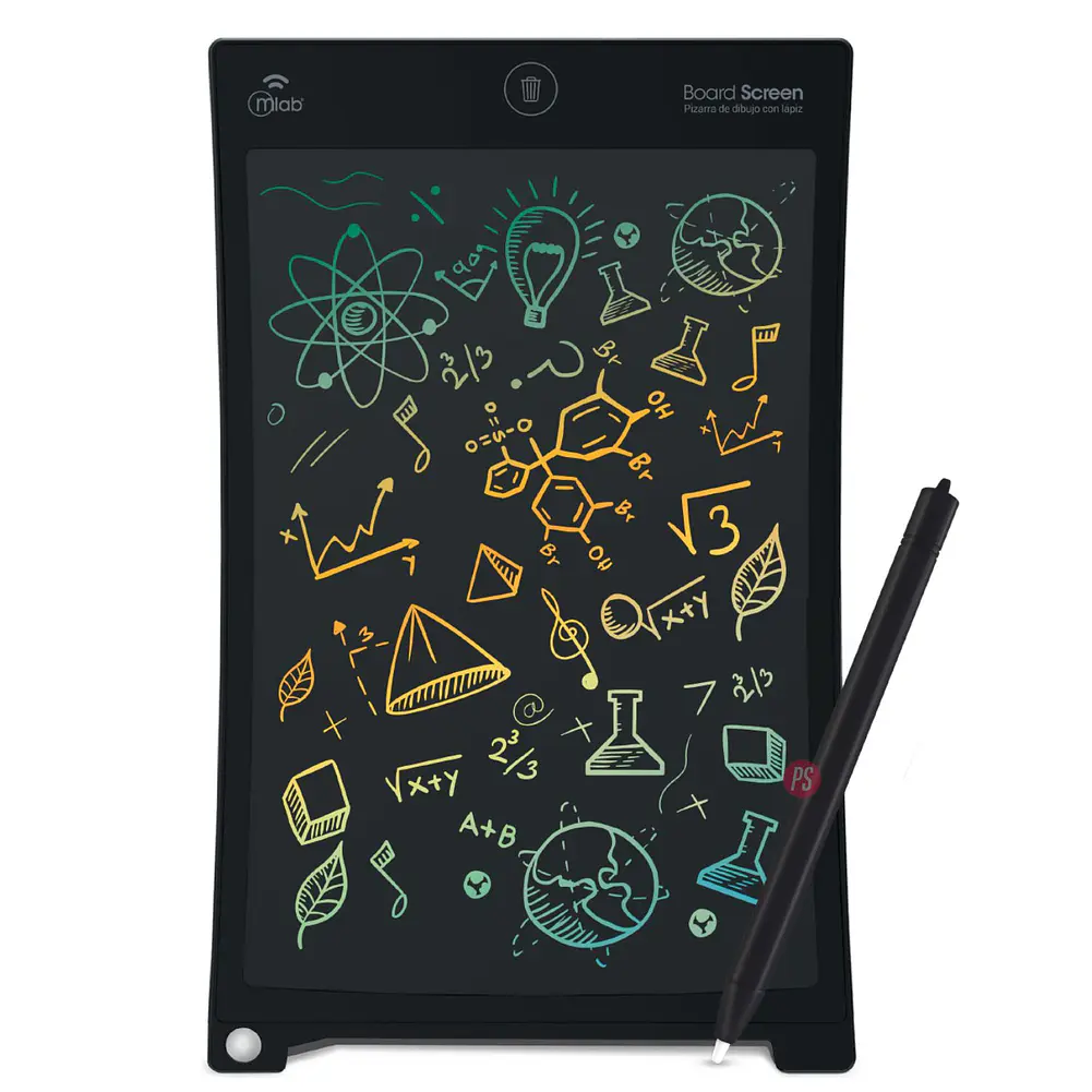Pizarra LCD 10″ Board Screen con Lápiz y Borrado Fácil - PS 1