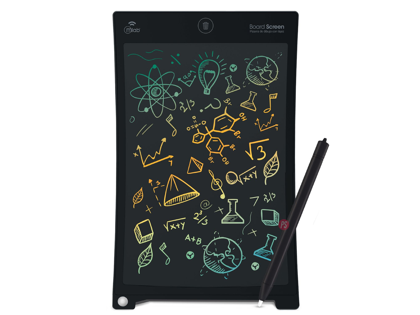 Pizarra LCD 10″ Board Screen con Lápiz y Borrado Fácil - PS 1