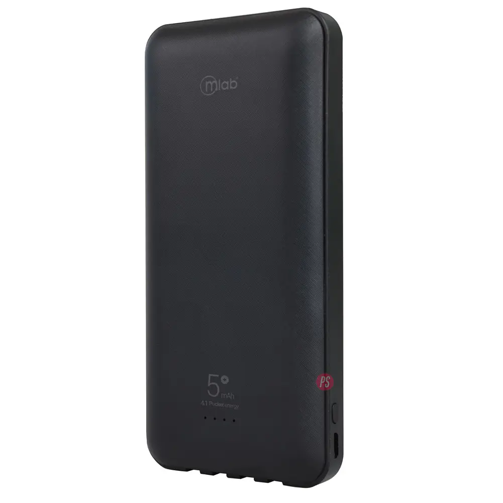 Powerbank 5000mAh Pocket Energy con 4 Cables y Linterna - PS 1