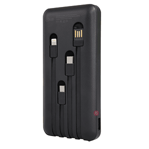 Powerbank 5000mAh Pocket Energy con 4 Cables y Linterna - PS