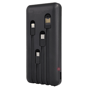 Powerbank 5000mAh Pocket Energy con 4 Cables y Linterna - PS
