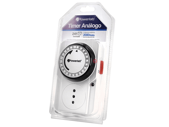 Timer Análogo 2000W Programable 24H Encendido Y Apagado - PS 4