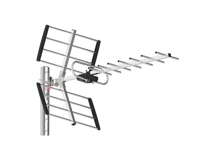 Antena TV Digital Exterior 10 A 13 dB Alta Recepción - PS 1