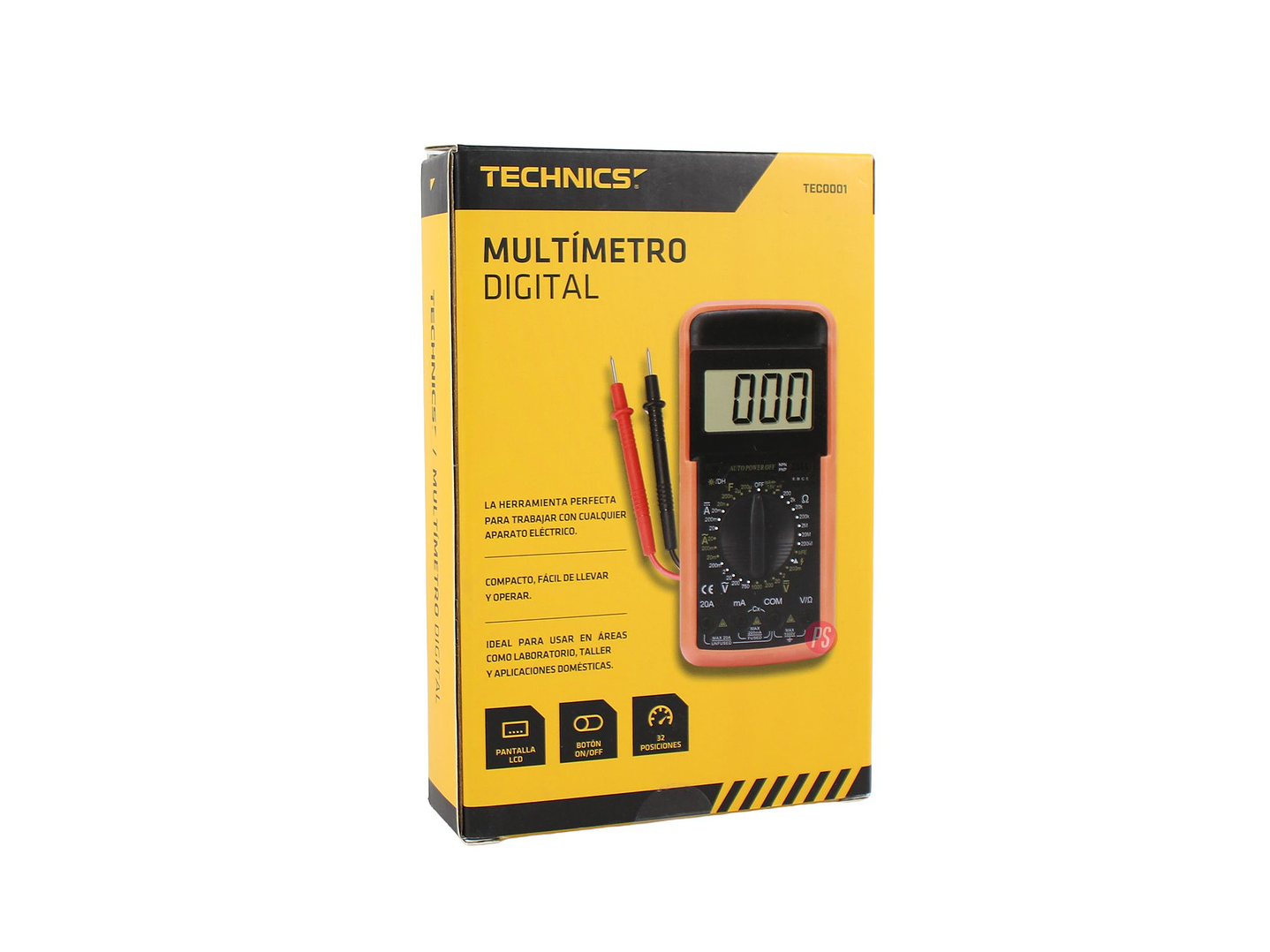 Multitester Digital DM9205A Preciso y Fácil de Usar - PS 3