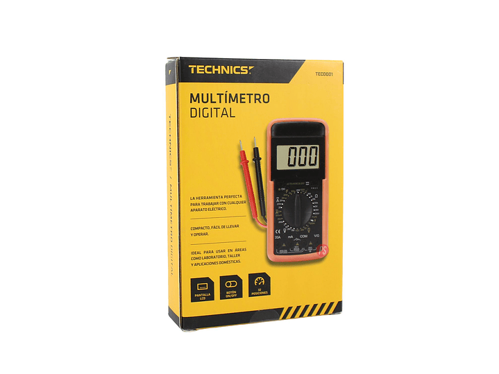 Multitester Digital DM9205A Preciso y Fácil de Usar - PS 3